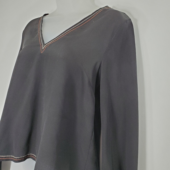 Madewell Silk Tie Back Top - Picture 6 of 10